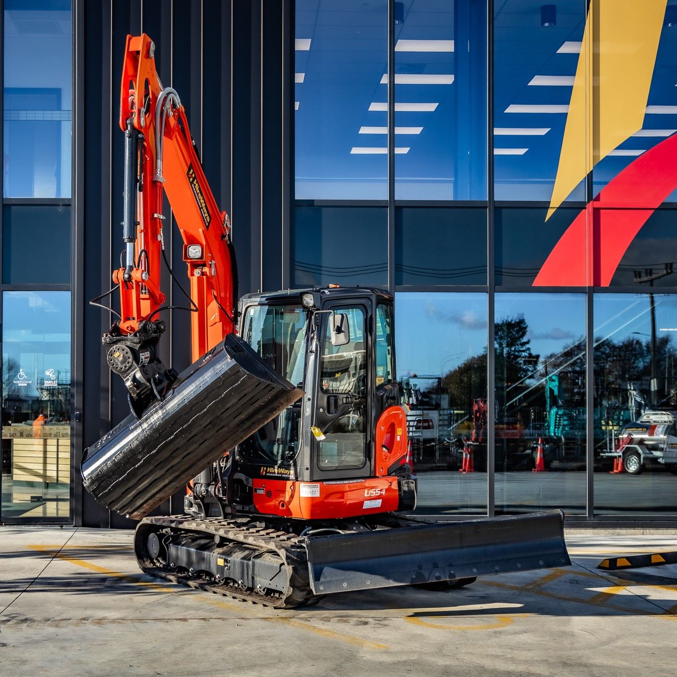 Picture of  5-6t Excavator (Tilt Hitch & Angle Blade)