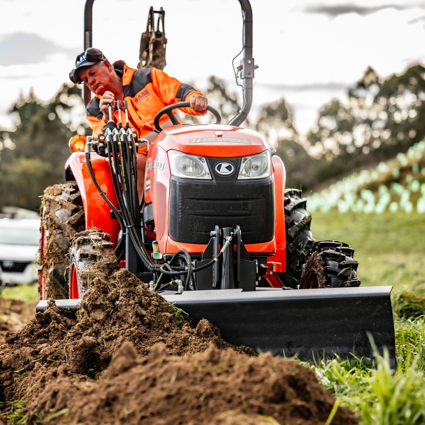 Picture of Kubota L3800 Trencher